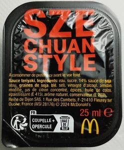 Gratisartikel* McDonalds SZECHUAN Sauce JO Paris 2024 — 0,84 fl oz 25 ml Limitiert! - Bild 1 von 6