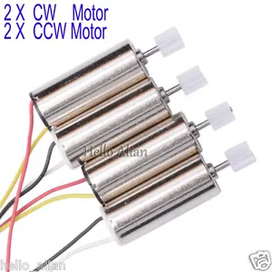4PCS CW/CCW Motor Engine Set for Syma X11 X11C RC Quadcopter Drone Spare Parts - Picture 1 of 6