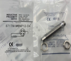 1PC NEW FOR Allen-Bradley 871TM-M6NP12-D4 proximity switch sensor - Afbeelding 1 van 1
