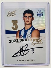 2023 AFL Select Legacy DPS Gold North Melbourne Harry Sheezel 61/90