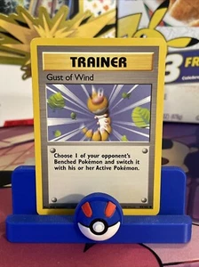 Pokemon TCG Gust Of Wind Trainer Base Set 93/102 Common Trading Card LP - Picture 1 of 3