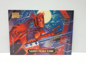 Tarjeta Shatterstar #107 1994 Marvel Masterpieces Gold Foil Signature Series - Imagen 1 de 2