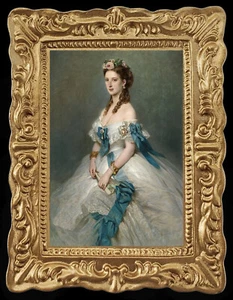 Royal 1800er Lady Miniatur Puppenhaus Kunst Bild 8223 - Bild 1 von 1