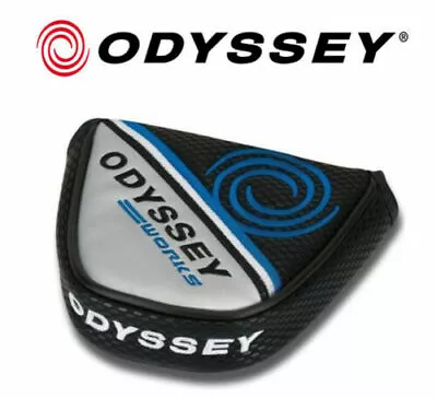 Schwarz/Blau Odyssey Works Golf Wirbel Magnetverschluss Hammer Putter Abdeckung UK