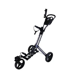 360 Swivel 3 Wheel Push Pull Golf Cart with 360 Rotating Front Wheel, One Sec... - Picture 1 of 6