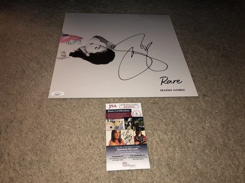 MUSIC SINGER SELENA GOMEZ SIGNED RARE 12X12 PROMO LITHOGRAPH PHOTO JSA COA Cover