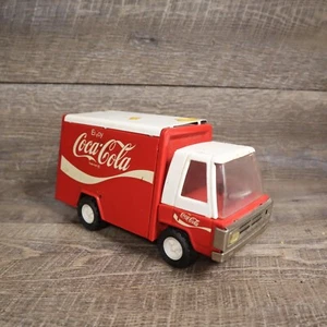 Vintage Buddy L Truck Coca Cola Delivery Truck Red / White Metal Japan - Picture 1 of 10