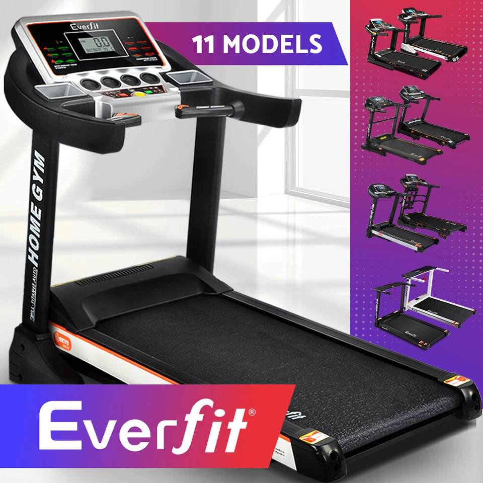 Everfit Electric Treadmill Auto Incline Home Gym Exercise Run Machine Fitness - image 1 of 4