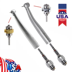 Dental High Speed Fiber Optic LED Turbine Handpiece 4H/6H Coupler KaVo Style - Picture 1 of 30