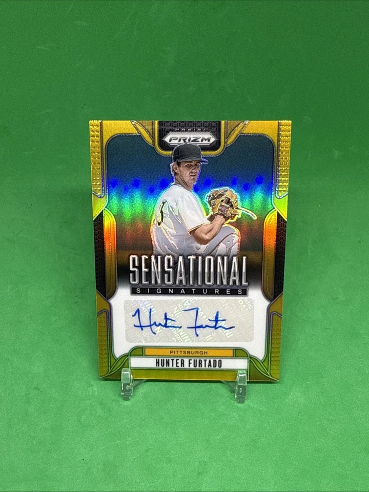 2025 Prizm Baseball HUNTER FURTADO Gold Sensational Signatures Auto 6/10 #SSHF - Image 1 of 1