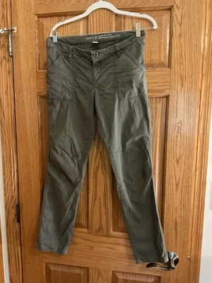 Women’s Khakis By Gap Skinny Utility Khaki Olive Green 4A - Image 1 of 4