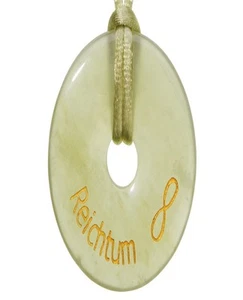 Wunscherfüllungs-Donut Reichtum Serpentin 40 mm - Bild 1 von 1