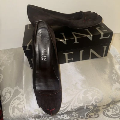 Mocasines de gamuza Anne Klein con detalle de flecos 9 m Foto 1 de 4