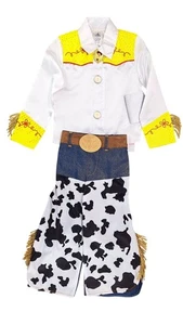 Costume Disney Jessie bambino taglia 4 pantaloni top Toy Story western cartone animato cowgirl nuovo - Foto 1 di 9