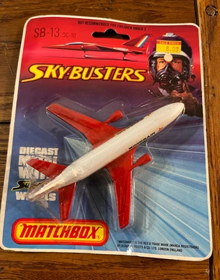 Avión fundido a presión Swiss Air DC-10 Jet SB13 Matchbox Sky Busters Lesney Foto 1 de 4