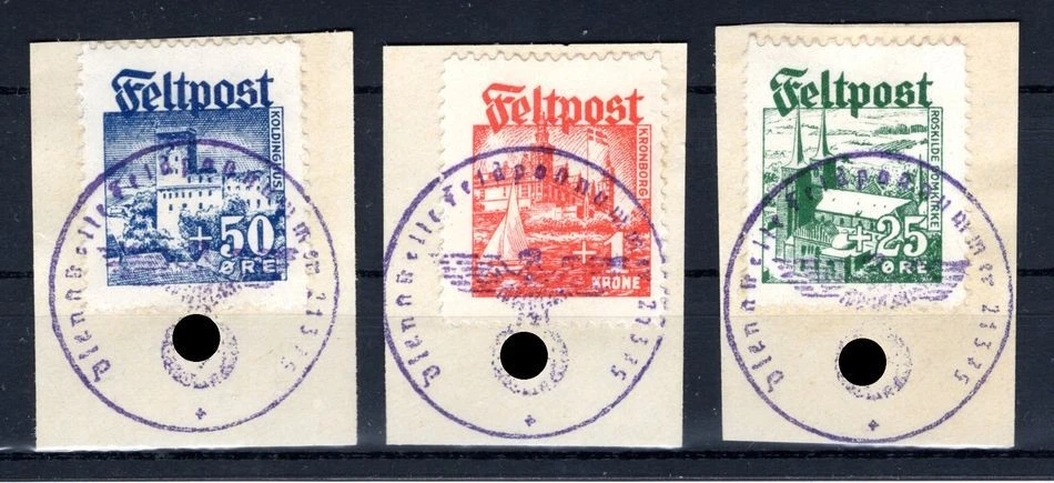 Feldpost DÄNISCHE LEGION I-III herrlich auf  gest. Luxusbriefstück BPP 1500EUR ( - Bild 1 von 2