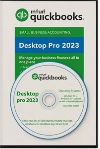 INTUIT QUICK BOOKS DESKTOP 2023 RETAIL FOR WINDOWS LIFETIME - Picture 1 of 4