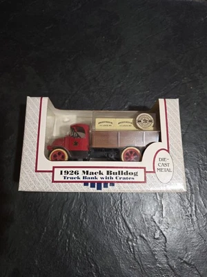 Vtg ERTL 1926 Bull Dog Mack Truck Anheuser-Busch Diecast Coin Bank 1/38 Scale  - Image 1 of 4