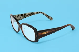 Fendi FS 347 Schildpatt Sonnenbrille nur Gestell Designer Italien FF Logo Damen " - Bild 1 von 10