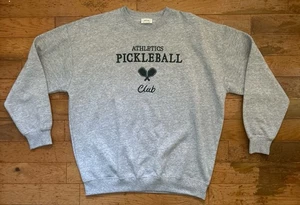Pickleball Club Leichtathletik grau Rundhalsausschnitt Sweatshirt Herren Large Reflex - Bild 1 von 4