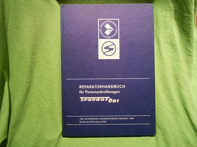 Reparaturhandbuch Trabant 601, Reparaturanleitung, mit Schaltplan, 16. Auflage - Bild 1 von 2