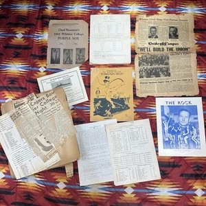 1940s Whittier California College Newspapers Scrapbook Photographs Basketball - Picture 1 of 9