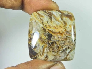 62Cts. Piedra preciosa suelta cabujón octágono cristal calcita roca natural 30X33 mm - Imagen 1 de 5