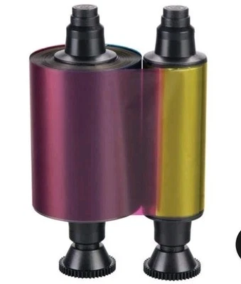 Genuine Evolis YMCKO Color Ribbon R3511 - 500 Prints - Image 1 of 4