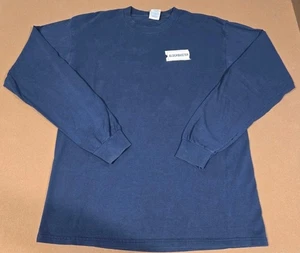 Vintage Napoleon Dynamite 2004 Promo Shirt Blockbuster Long Sleeve Sz L 22x29½ - Picture 1 of 10