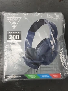 Turtle Beach Recon 200 (Gen 2) Blue Headset Video Game PS4 Xbox One Headphone - Picture 1 of 2
