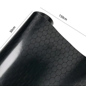 Carbon Fiber Honeycomb Film Car Sticker Wrap Decal Change Color Trim-Accessories - Picture 1 of 11