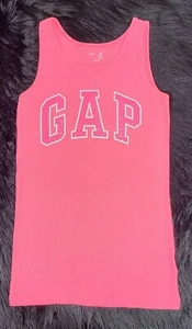 GAP KIDS PINK TANK SEQUIN LOGO (XXL) 13YRS  - Picture 1 of 8