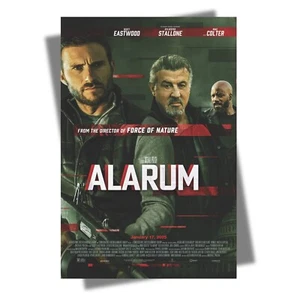Alarum Jan 2025 Action Crime Movie Poster Scott Eastwood T233 - Picture 1 of 4