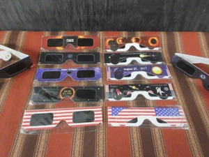 2024 Solar Eclipse Glasses for Kids & Adults - ISO Certified - Bulk Packs of 25 - Picture 1 of 7