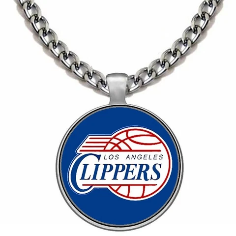 LARGE 24" Los Angeles LA Clippers NECKLACE STAINLESS STEEL CHAIN FREE SHIP' D5 Cover