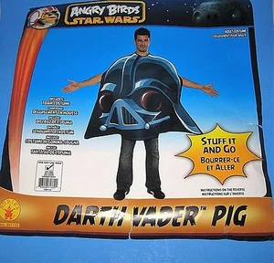 Angry Birds Star Wars Darth Vader Pig Adult Halloween Costume One Size Fits Most - Picture 1 of 7