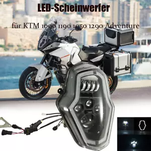 LED Scheinwerfer für KTM 1090 1190 1050 1290 Adventure 2015-2019 Tagfahrlicht - Bild 1 von 12