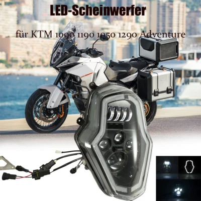 LED Scheinwerfer für KTM 1090 1190 1050 1290 Adventure 2015-2019 Tagfahrlicht - Bild 1 von 4