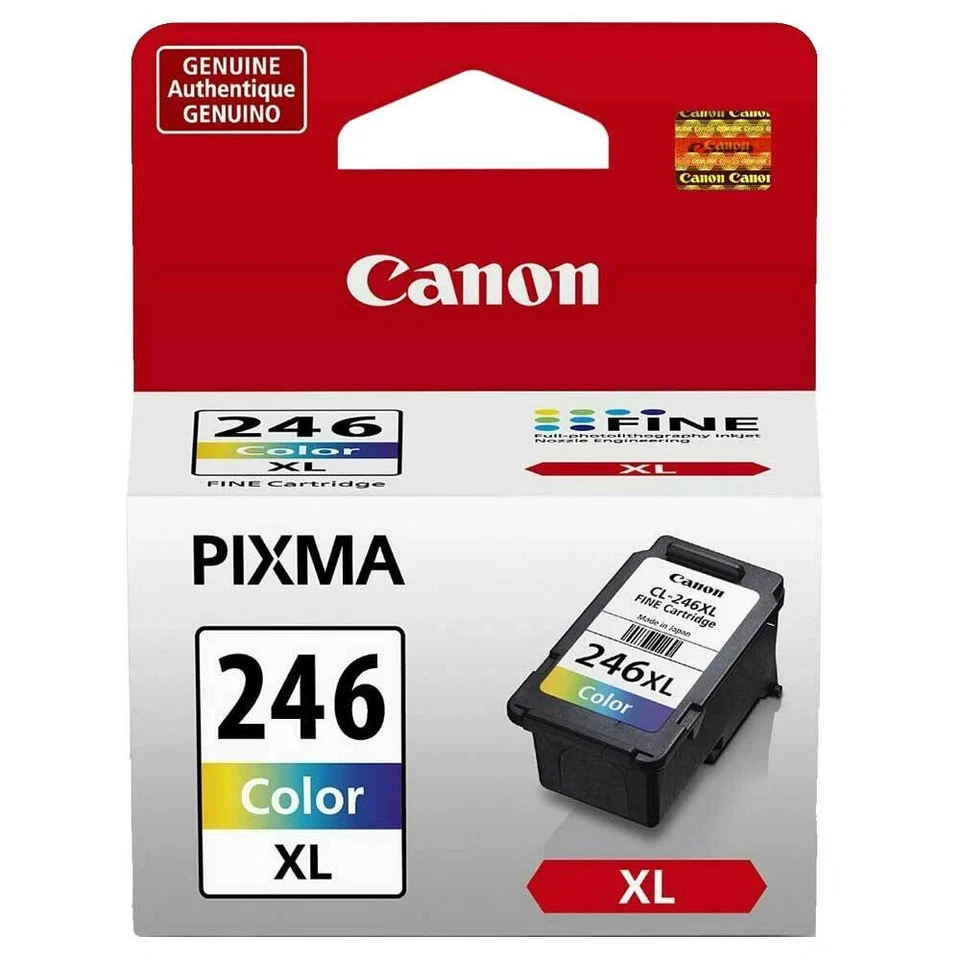 Cartucho de tinta color original Canon CL 244 246 246XL XL TR4522 MG2522 TS3322 TS302 Foto 1 de 1
