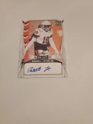 2023 Leaf Draft Darrell Luter Jr. Auto - Image 1 of 2
