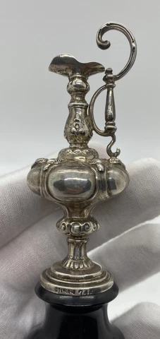 Antique 19c sterling silver America’s Cup Yacht Race Miniature Trophy Sailing Cover