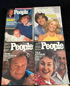 1970's-80s Lot of 4 People Magazine ~ Kaitlyn Bruce Jenner Princess Diana Harry - Picture 1 of 5