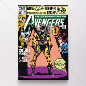 Avengers #213 Poster Canvas Mightiest Heroes Marvel Comic Book Art Print - Picture 1 of 4