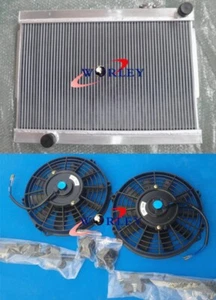Aluminum Radiator+FAN For Holden Torana LJ LC LH LX V8 with holden engine MT - Picture 1 of 8
