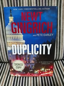 Newt Gingrich-"Duplicity"-Center Street-1st.Ed.-Autographed-2015 - Bild 1 von 8