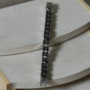 Bracciale uomo in acciaio a maglia morbida - Imagen 1 de 3