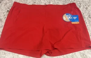 Pantalones Cortos Columbia Tidal II PFG Omni Tono Elastizados 5"" Rojo Mujer Talla 2X Nuevos con Etiquetas - Imagen 1 de 6