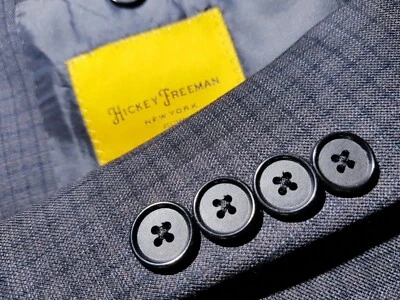 Hickey Freeman Beacon Brown Gray Check Tweed Blazer Jacket 40R Sport Coat NWOT - Image 1 of 4