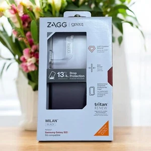 Funda a prueba de golpes oficial/genuina ZAGG GEAR4 Milan para Samsung Galaxy (S22) - Imagen 1 de 12