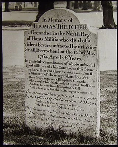 Glass Magic Lantern Slide WINCHESTER CATHEDRAL CHURCHYARD GRAVE C1890 PHOTO - Picture 1 of 2